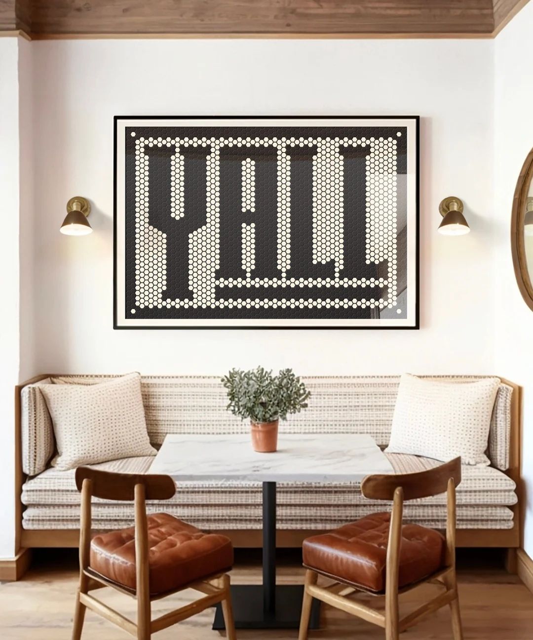 Y'all Means All Tiles Typography Poster, Western Decor, Entryway Art, Modern Farmhouse, Eclectic ... | Etsy (US)