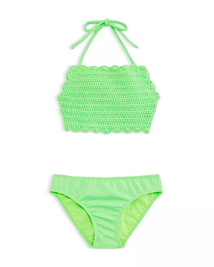 Girls' Amerie Crochet 2 Pc Swimsuit Set - Big Kid | Bloomingdale's (US)