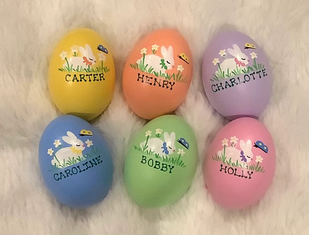 Personalized Ceramic Easter Egg 6 Colors Available - Etsy | Etsy (US)