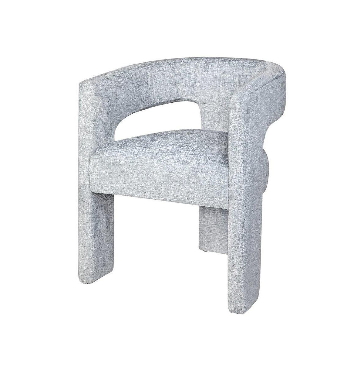 Starlight Canyon Home Jacquard Fabric Sculpted Armchair, Modern Accent Chair for Living Room - Blue | Macy's
