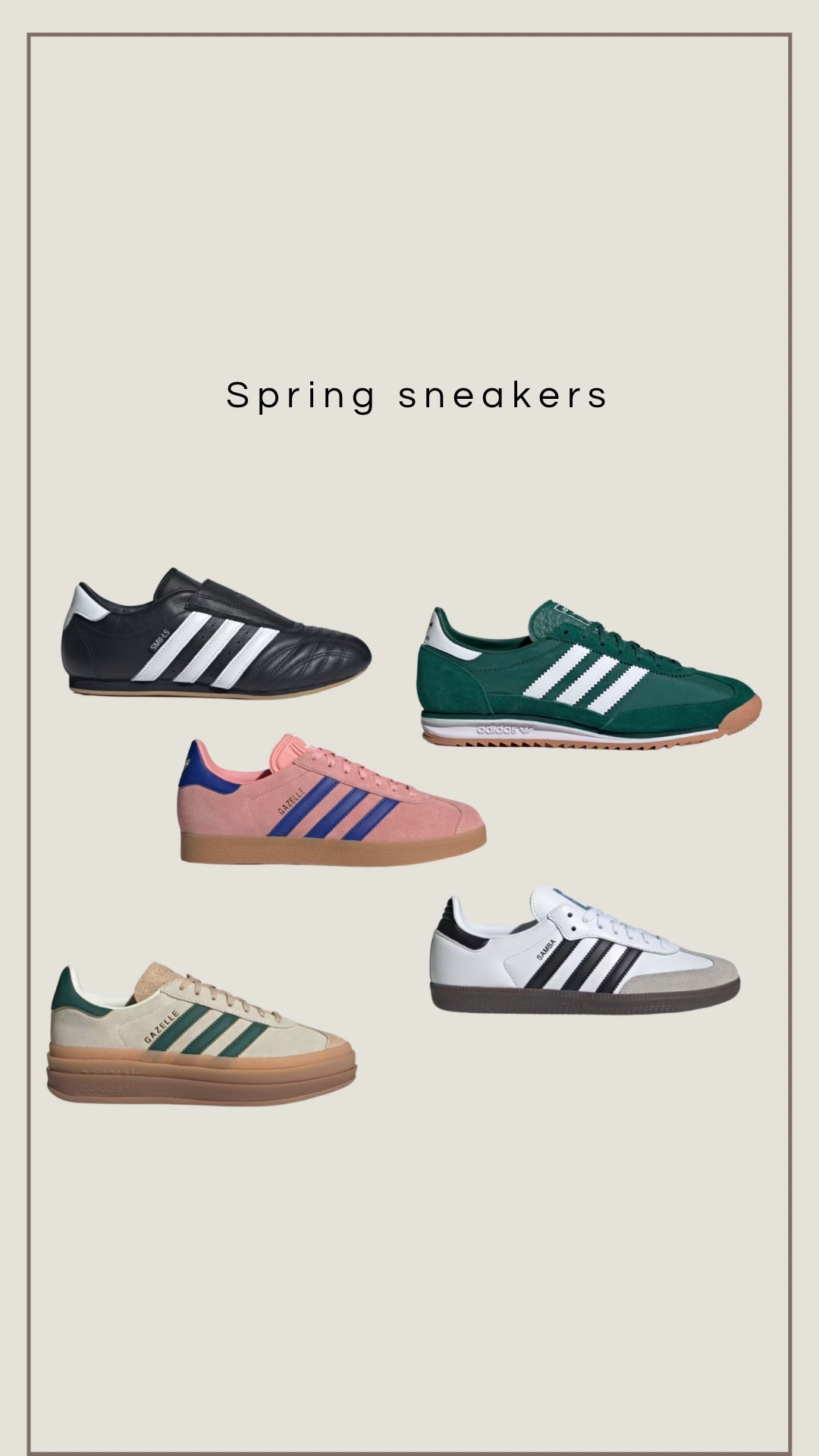 Spring sneakers 2025