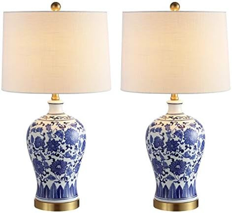 JONATHAN Y JYL1073A-SET2 Jennifer 25.75" Ceramic/Metal LED Lamp Traditional,Transitional,Cottage ... | Amazon (US)