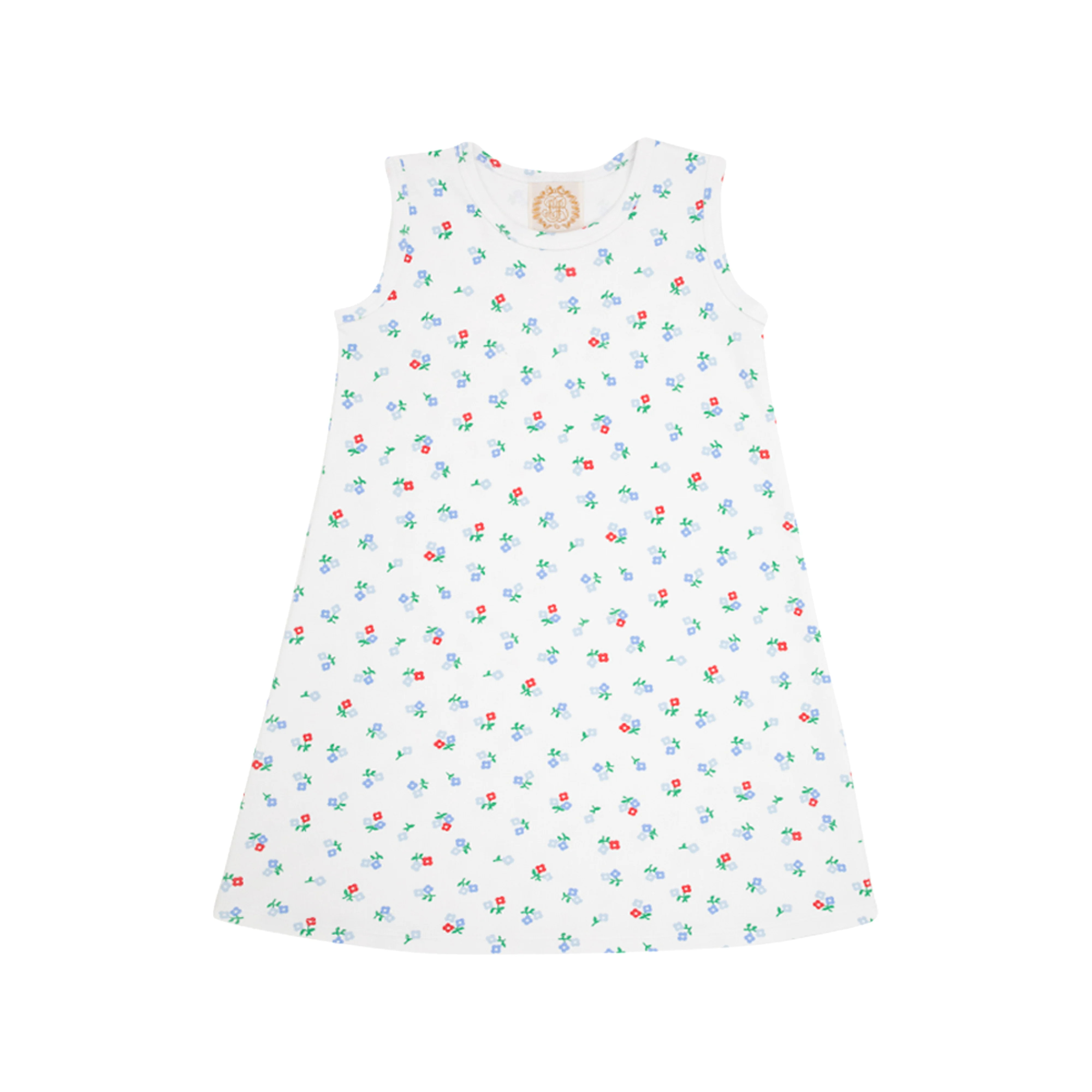 Sleeveless Polly Play Dress - Myers Park Mini Floral | The Beaufort Bonnet Company