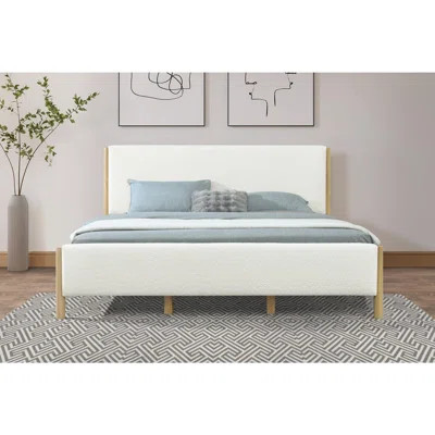 Modern Boucle Upholstered Bed | Wayfair North America