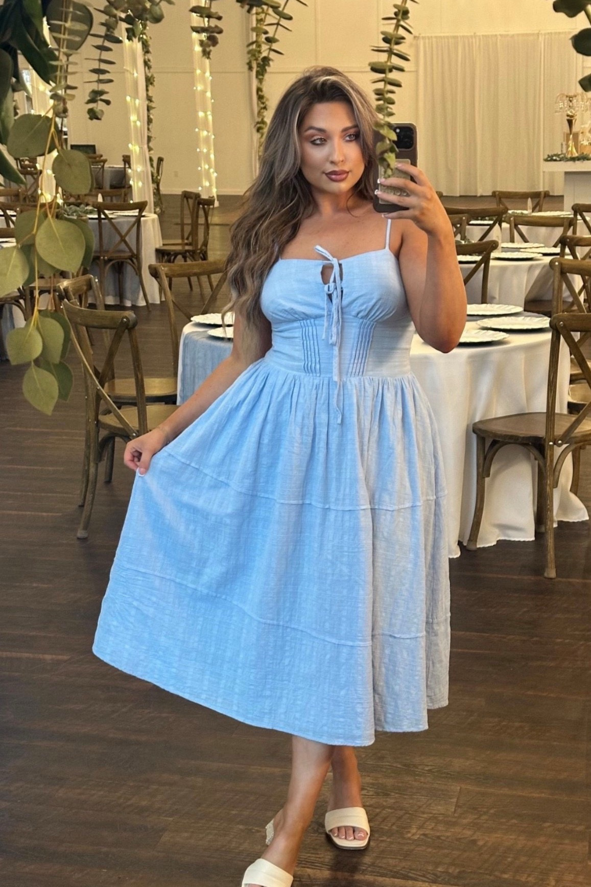 The cutest spring guest rehearsal wedding dress. Wearing a size large.#LTKSpringSale 

Graduation, Mother’s Day, Spring Summer 

Comment SHOP below to receive a DM with the link to this post on my LTK ⬇ https://liketk.it/5XRWD #ltkmidsize #ltkootd

Follow my LTK @bynicolemaddie on the @shop.LTK app to view this post and get my exclusive app-only content!

#liketkit #LTKootd #LTKgrwm #LTKMidsize
@shop.ltk
https://liketk.it/654Ud 

#LTKootd #LTKdayinmylife #LTKMidsize