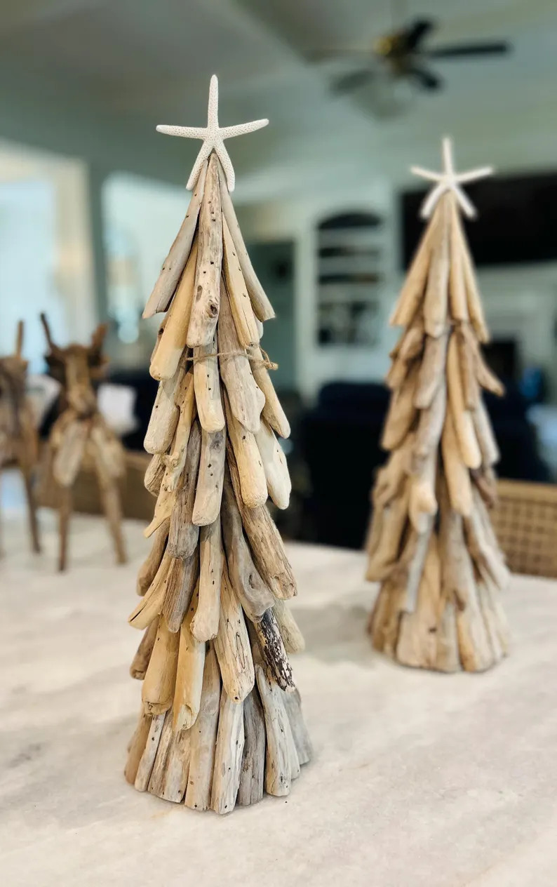 Driftwood Tree for Home and Coastal Decor, Mountain Cabin, Christmas Decor, Gift, Interior Design... | Etsy (US)
