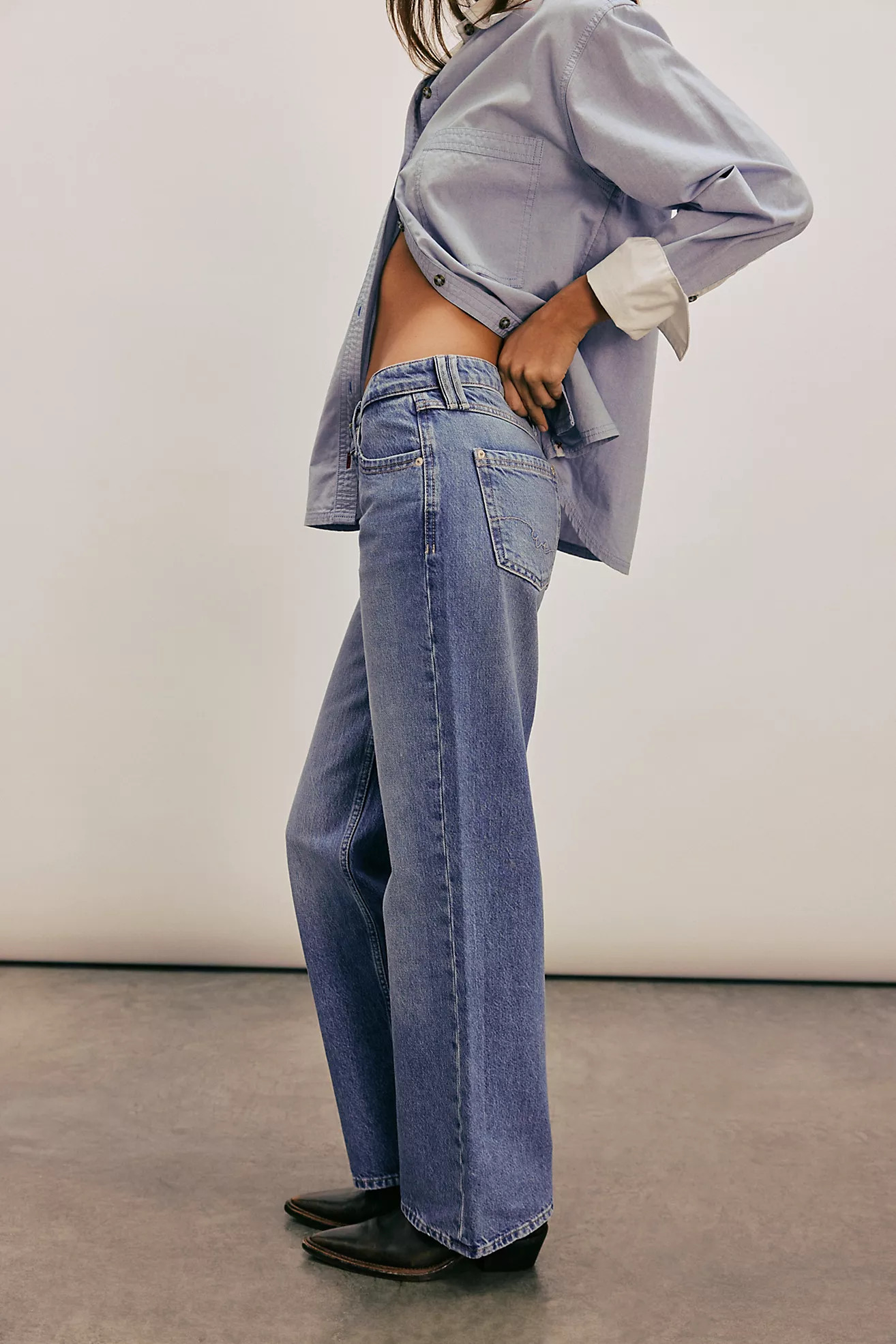 We The Free Tennessee Low-Rise Boyfriend Jeans | Free People (Global - UK&FR Excluded)