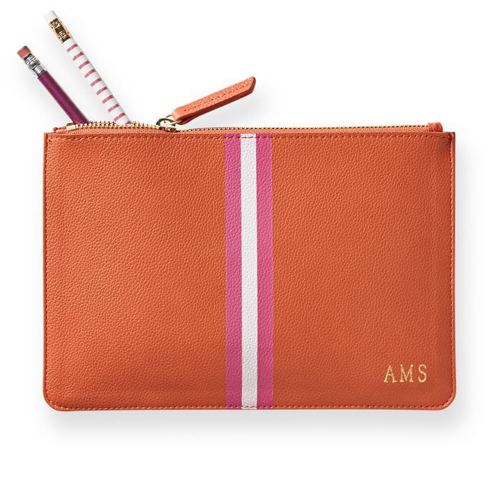 Lia Striped Pouch | Mark and Graham