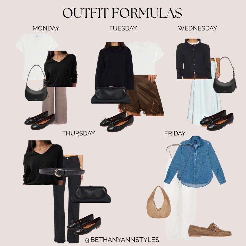 Week 13 of 2026 outfit formulas—effortless combinations designed to make getting dressed simple, confident, and stress-free for the week ahead. #LTKgrwm #LTKootd