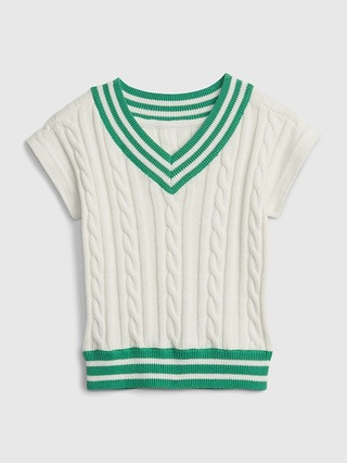 Toddler Varsity Cable knit Sweater | Gap (US)