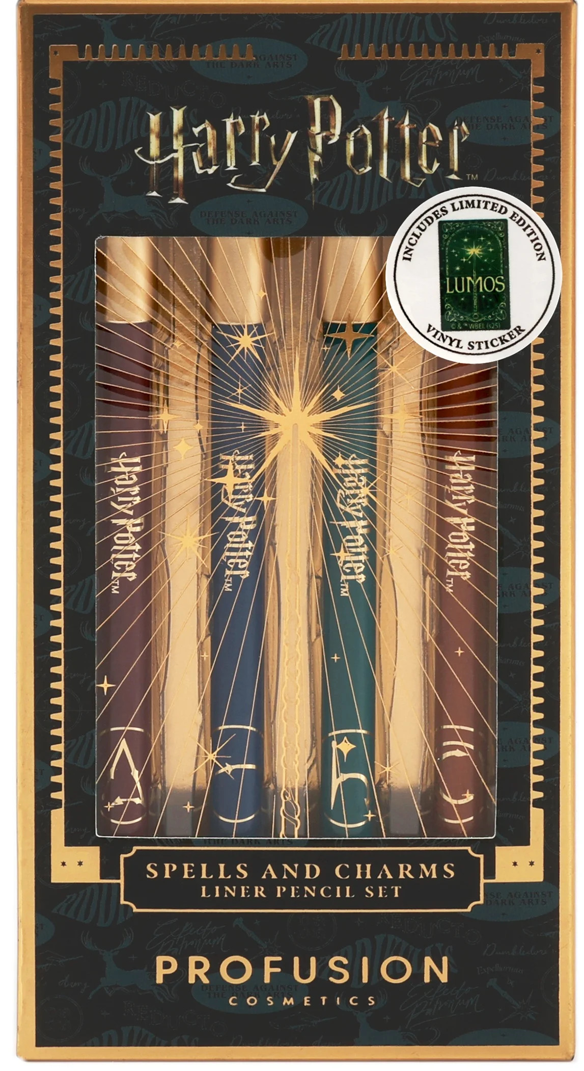 Profusion Cosmetics Harry Potter Spells and Charms Eye Liner Pencil Set - 4 pcs | Walmart (US)