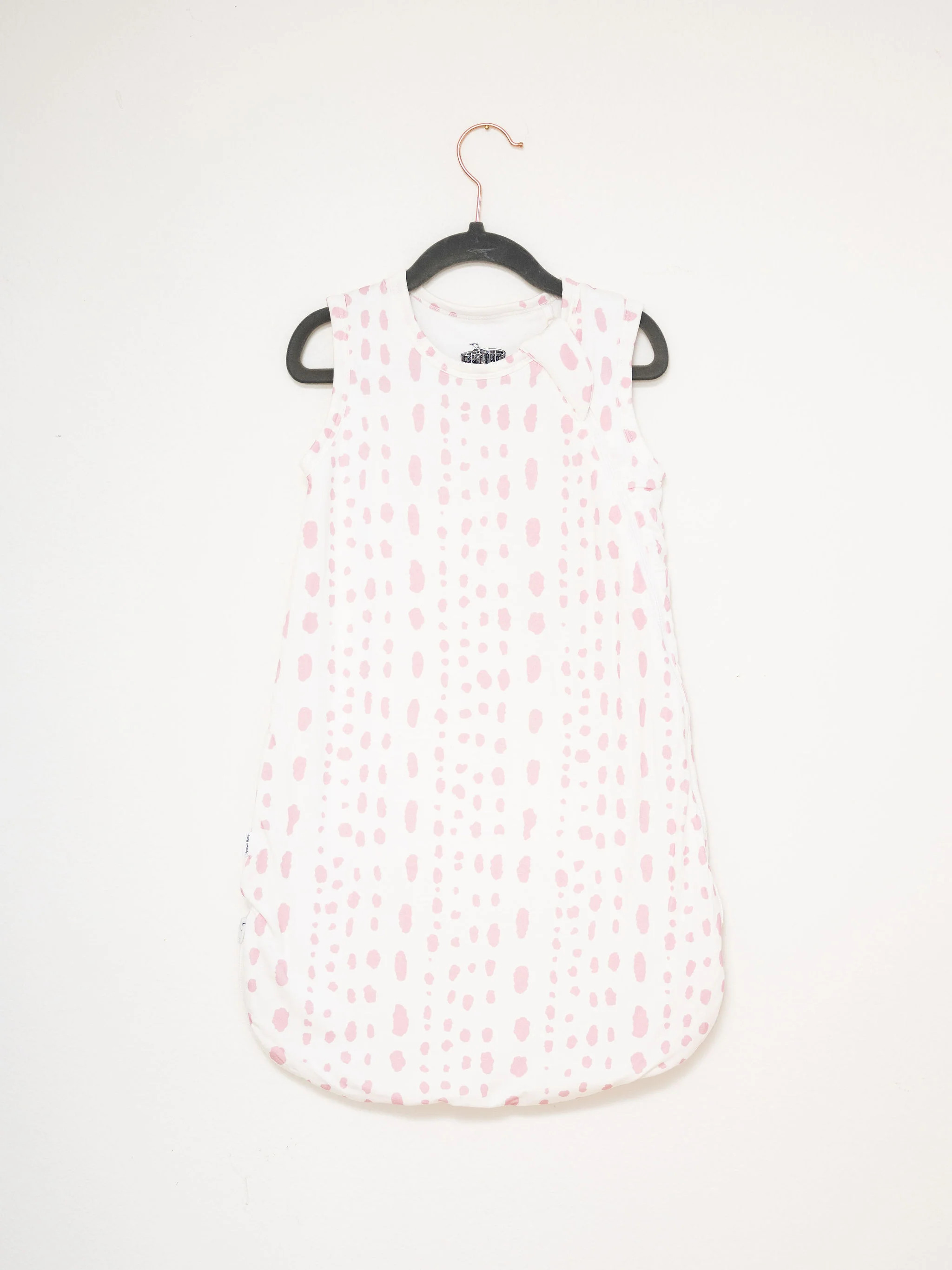 A+ Sleep Bag - Pink Dalmatian Dot | The Uptown Baby