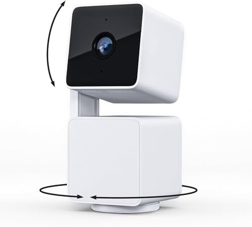 WYZE Cam Pan v3 Indoor/Outdoor IP65-Rated 1080p Pan/Tilt/Zoom Wi-Fi Smart Home Security Camera with Color Night Vision, 2-Way Audio, Compatible with Alexa & Google Assistant, Includes 3 Mo of Cam Plus | Amazon (US)