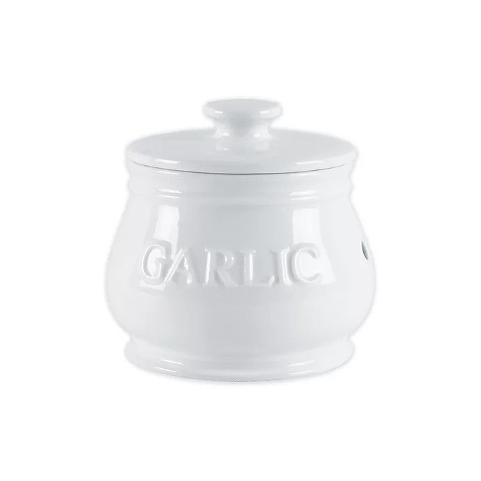 Everyday White® by Fitz and Floyd® Bistro Garlic Keeper | Bed Bath & Beyond