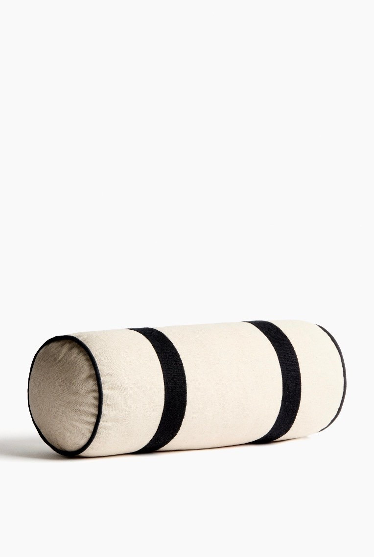 Black and white bolster pillow 

#LTKHome