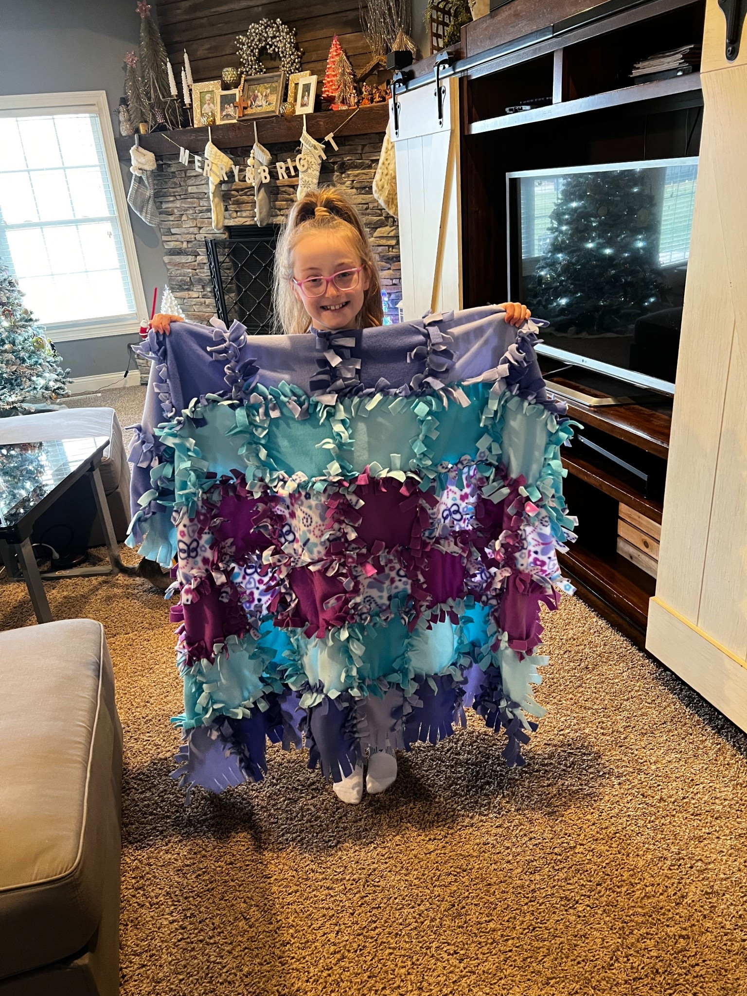 My daughter had so much fun making this — cute DIY tie blanket!

Made by Melissa & Doug too!!

Kids craft, kids diy, kids activities, kids arts and crafts, holiday shopping, Black Friday,  cyber Monday, gifts for kids, gifts for tweens, gifts for girls, gift guidee

#LTKKids #LTKGiftGuide #LTKCyberWeek