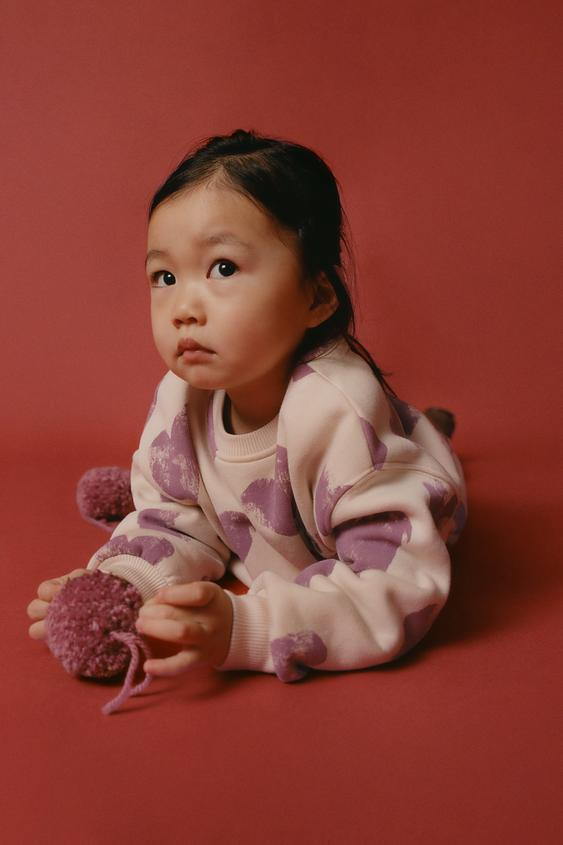 SPARKLY PRINT SWEATSHIRT | Zara US