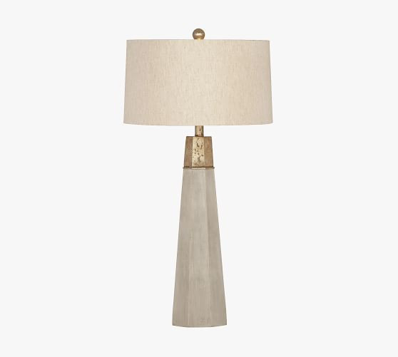 Christiana Cement Table Lamp (34") | Pottery Barn (US)
