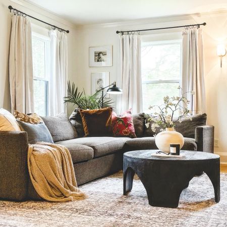 Layering on the textures for a cozy and inviting living room 

#LTKhome #LTKstyletip