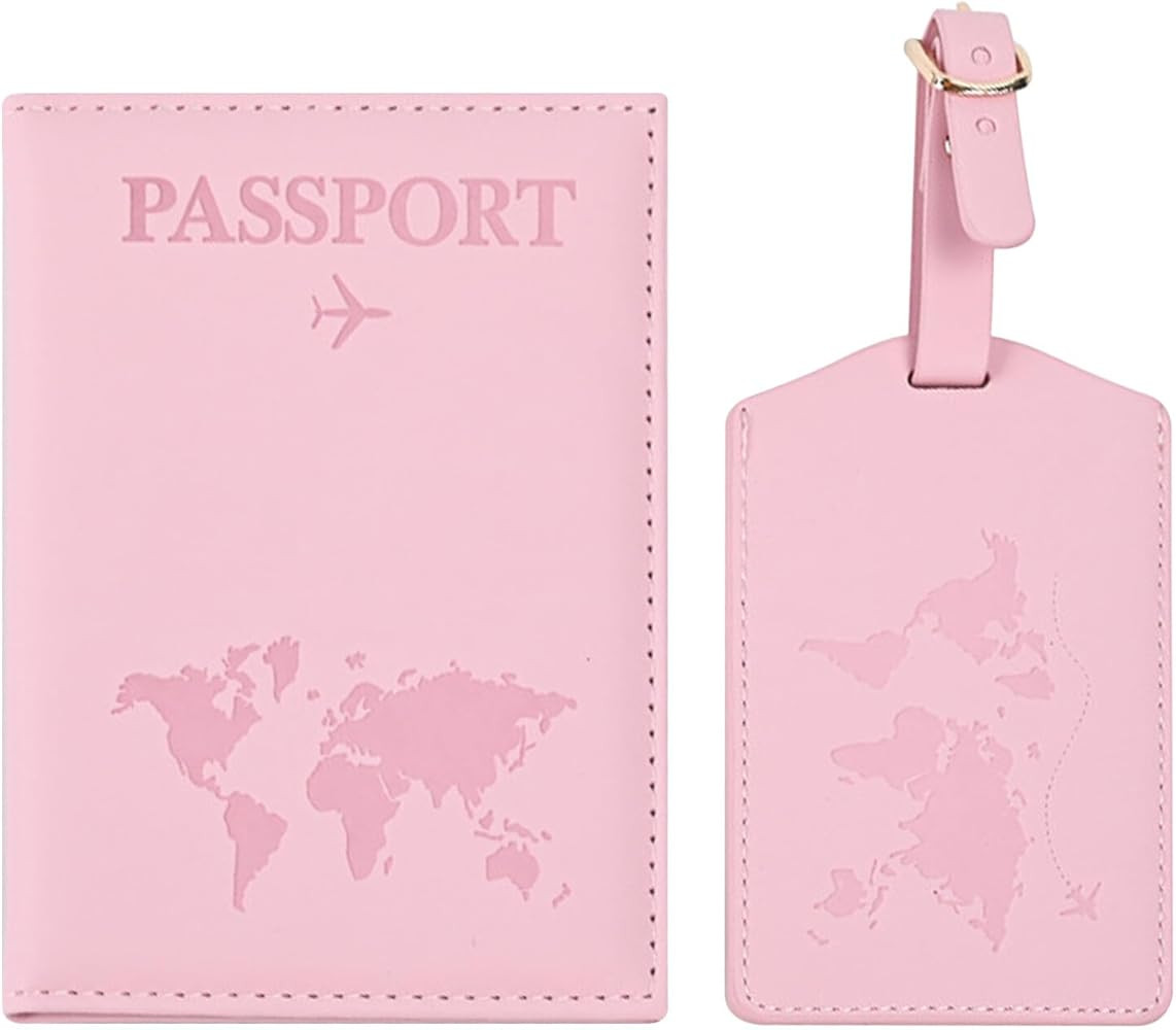 Reisepassh\u00fclle, Reisepass Organizer, Passport Cover, PU-Leder Reisepass H\u00fclle + Koffera... | Amazon (DE)