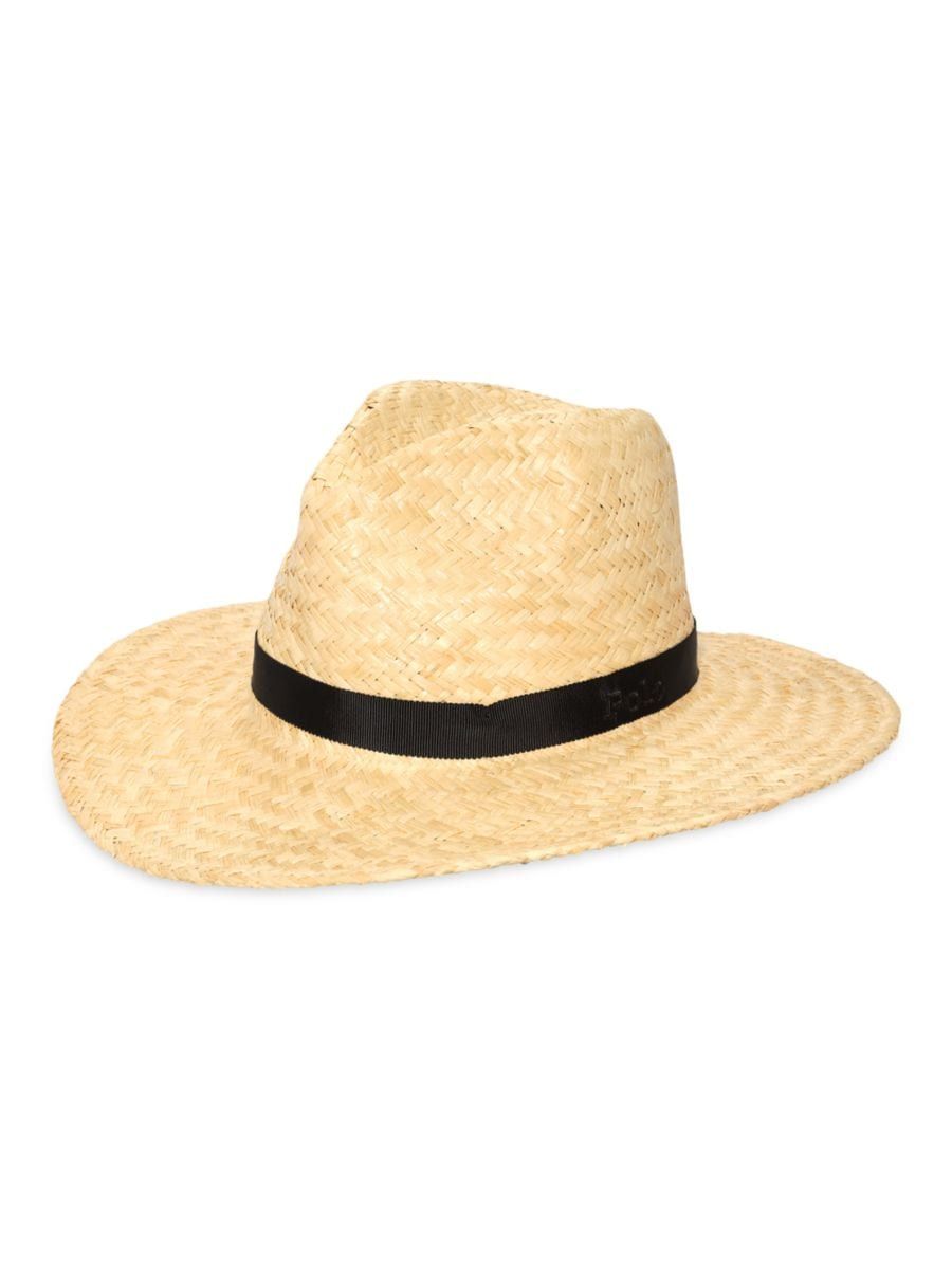 Raffia Straw Fedora Hat | Saks Fifth Avenue