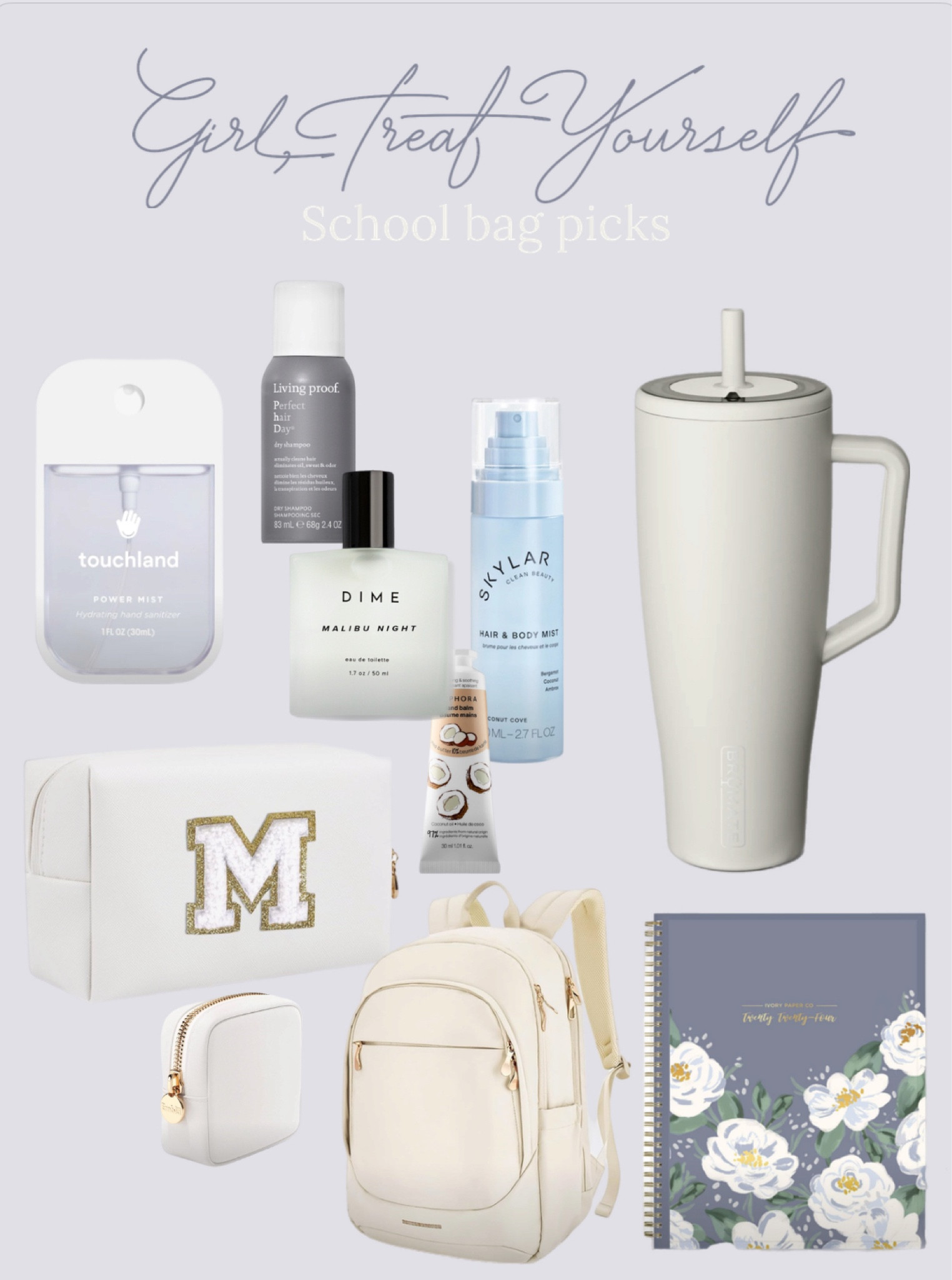 Whether you’re a college girly, nursing student , teacher, these are some cute items to treat yourself with for your school bag 🫶🏼🤍




#LTKGiftGuide #LTKbeauty #LTKsalealert