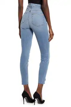 Good Legs High Waist Cascade Hem Skinny Jeans | Nordstrom