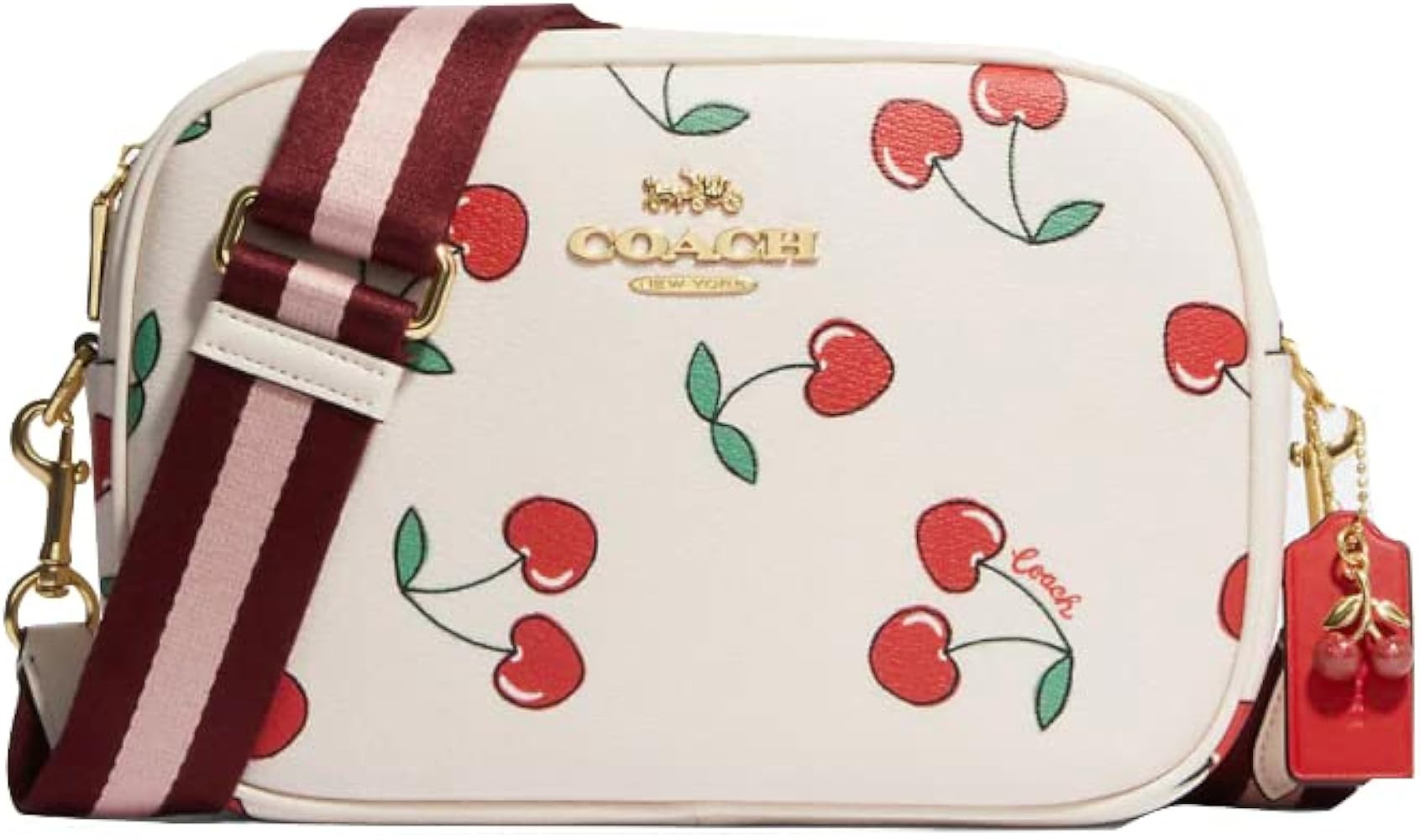 COACH Jamie Camera Bag (IM/Chalk Heart Cherry) | Amazon (US)