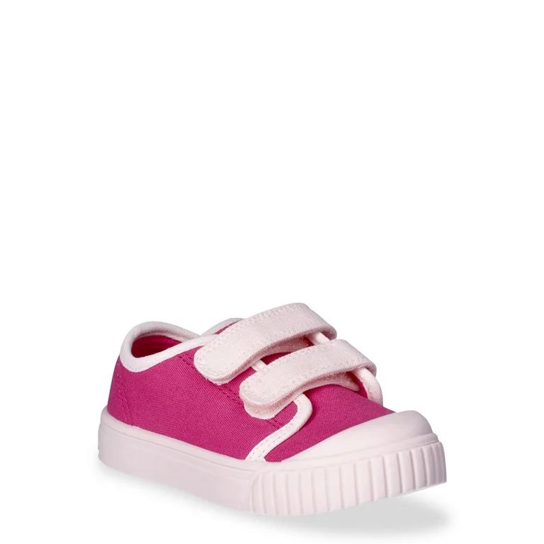 Wonder Nation Baby & Toddler Kids Two-Strap Bump Toe Sneakers | Walmart (US)