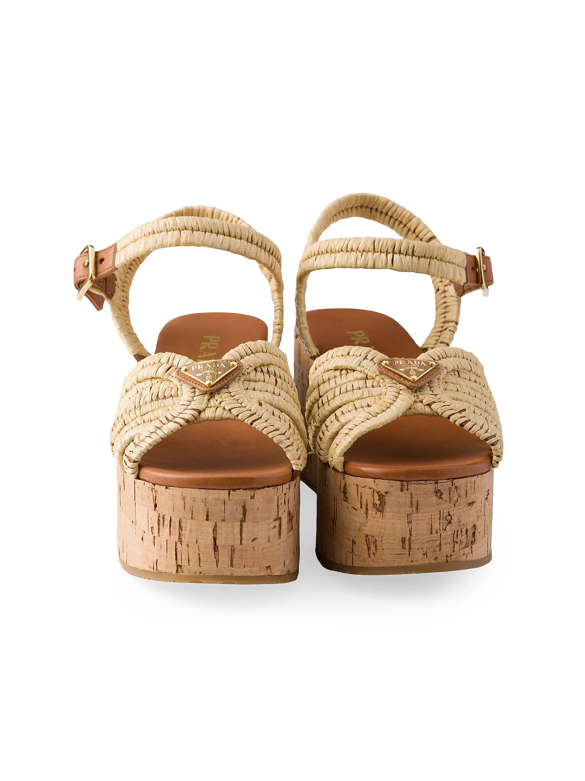 Prada Crochet Platform Sandals | Saks Fifth Avenue | Saks Fifth Avenue