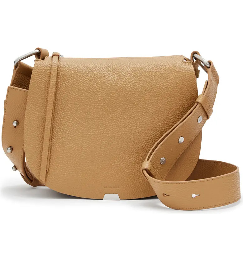 Captain Round Leather Crossbody | Nordstrom