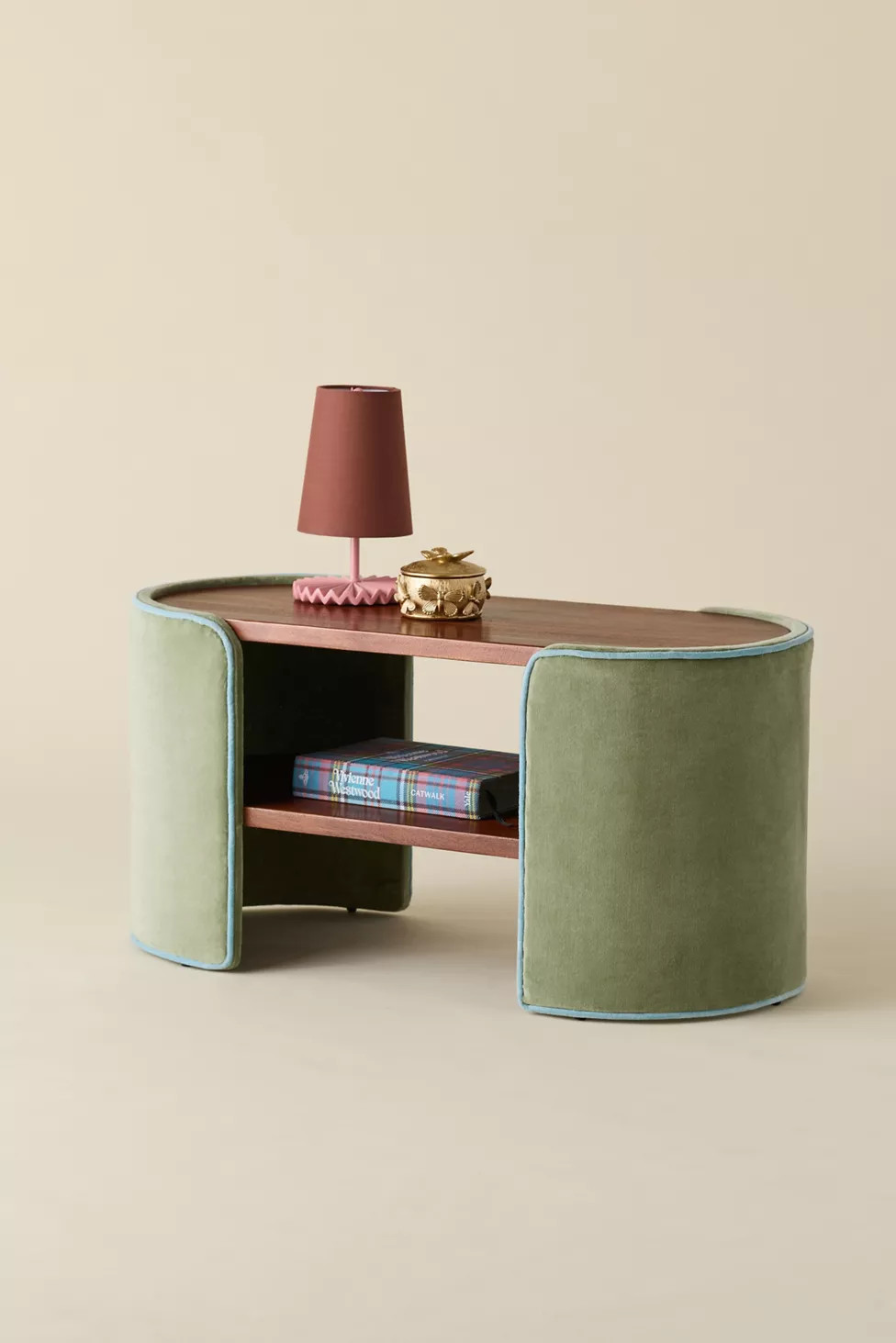 Jane Velvet Upholstered Storage Bench | Urban Outfitters (US and RoW)