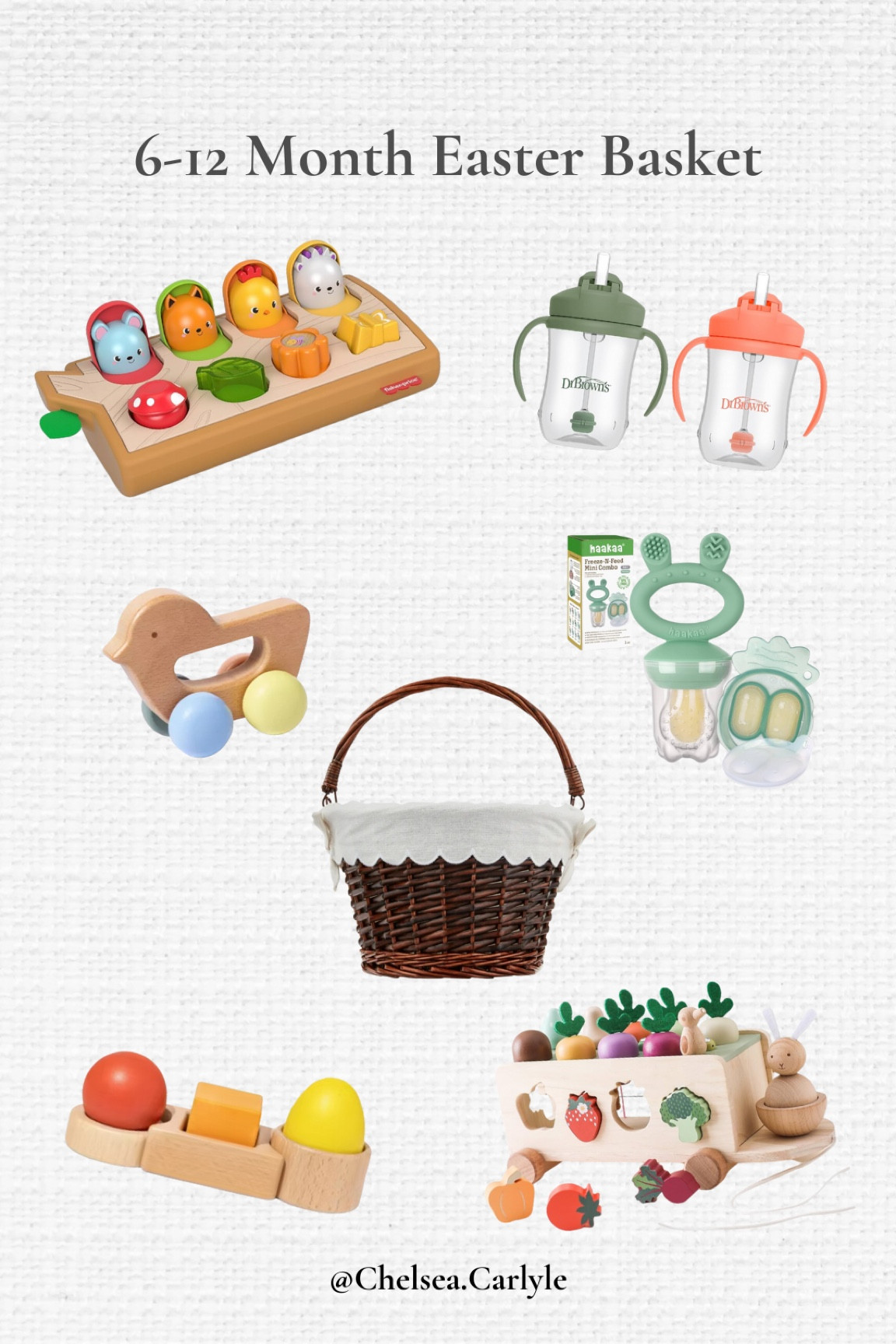 Easter basket for 6-12 month old | ideas for your baby’s Easter basket!

Easter ideas | Easter basket | baby Easter basket | baby’s first Easter | wooden toys | Easter toys | straw cup |


#LTKKids #LTKFamily #LTKBaby