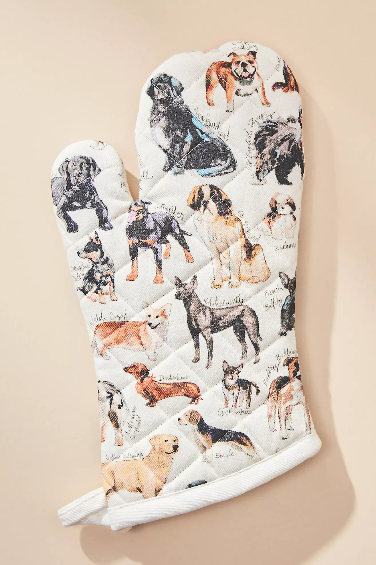 Dog Breeds A-Z Oven Mitt | Anthropologie (US)