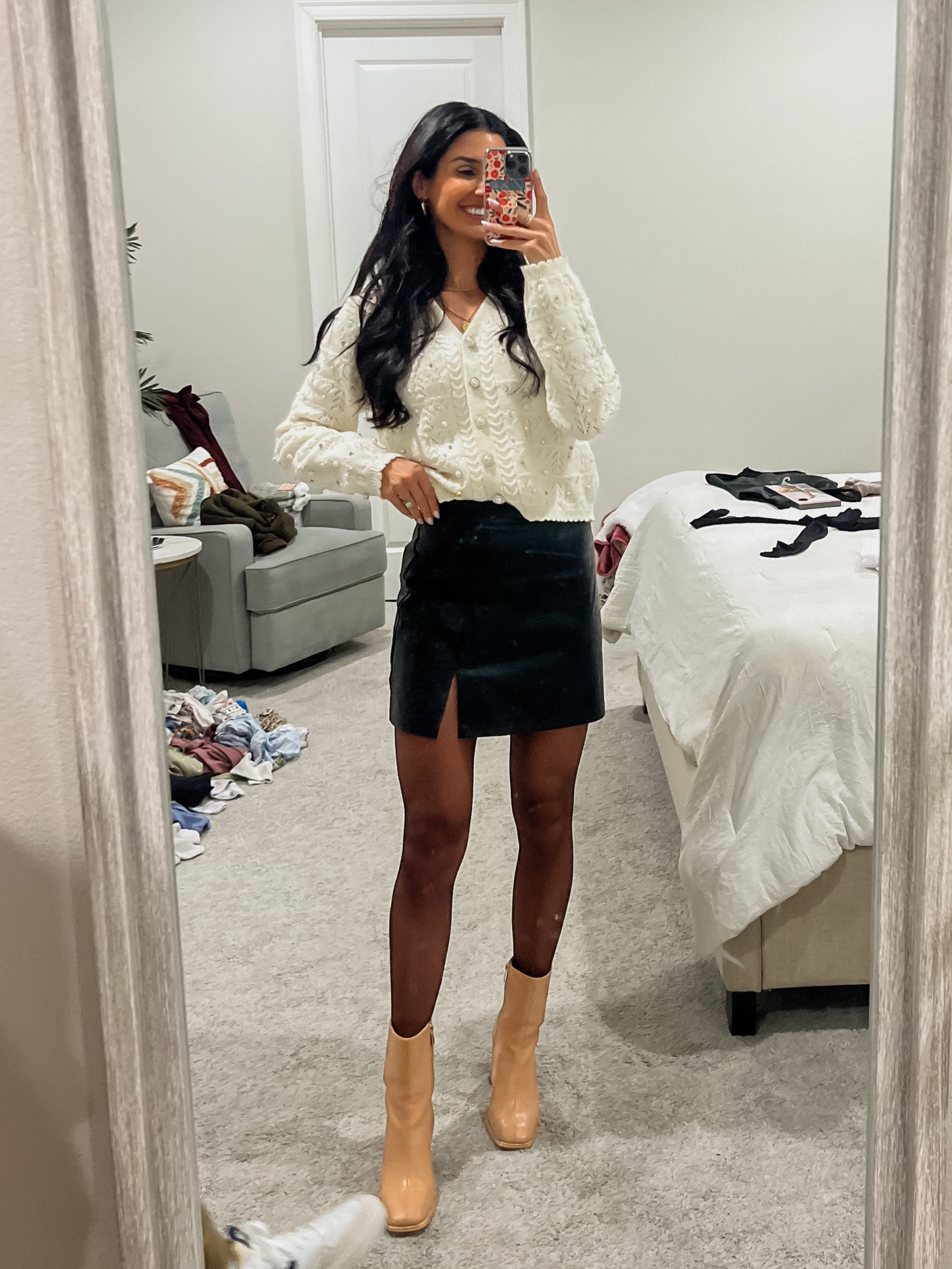 Cozy, sparkly, and family friendly NYE outfit 🌟 🪩💃🎊 buttons down so also nursing friendly! 

#LTKFindsUnder50 #LTKSeasonal #LTKParties