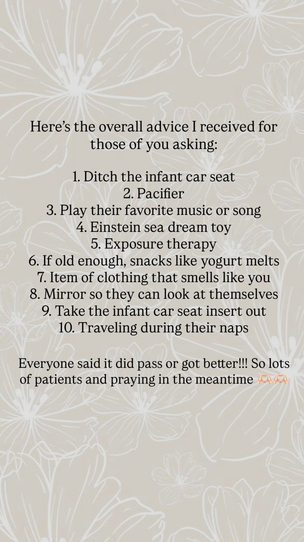 Tips for babies who hate the car/car seat 🫶🏻

#LTKKids #LTKBaby #LTKFamily