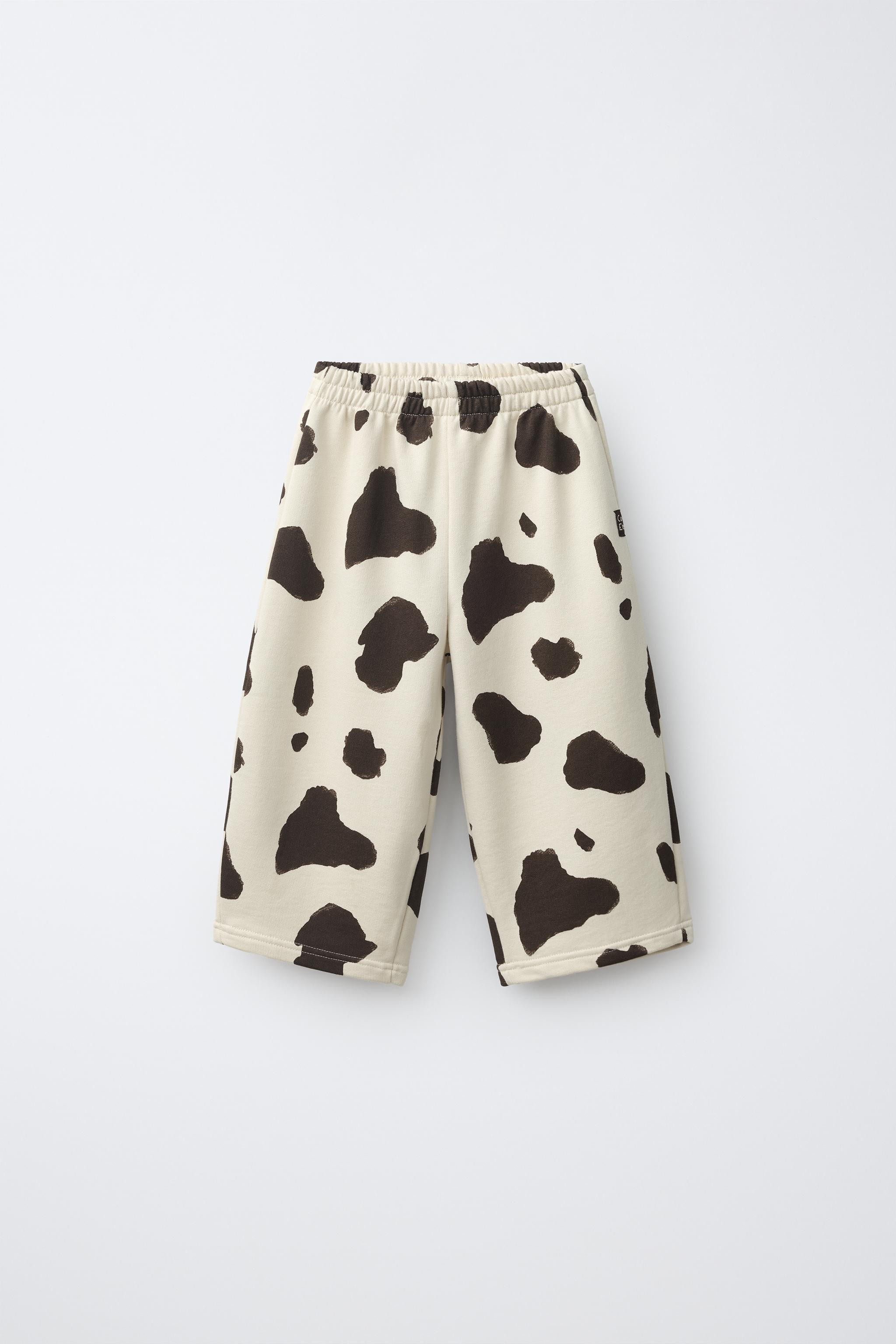 COW PRINT SWEATPANTS | Zara US