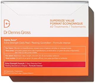 Dr. Dennis Gross Alpha Beta Extra Strength Daily Peel: for Oily Skin, Uneven Tone or Texture, Wrinkl | Amazon (US)