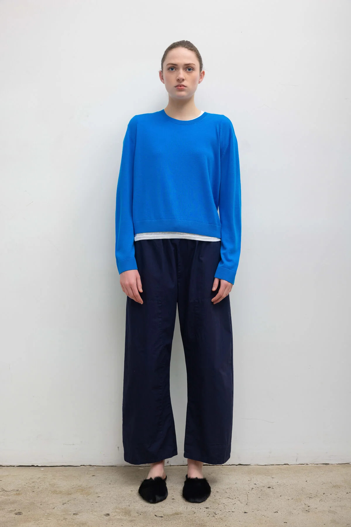 LESET Kyoto Carpenter Pant in Nuit in Cotton | LESET
