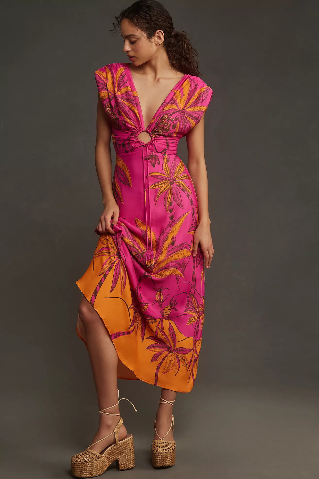 Farm Rio Beach Forest Maxi Dress | Anthropologie (US)