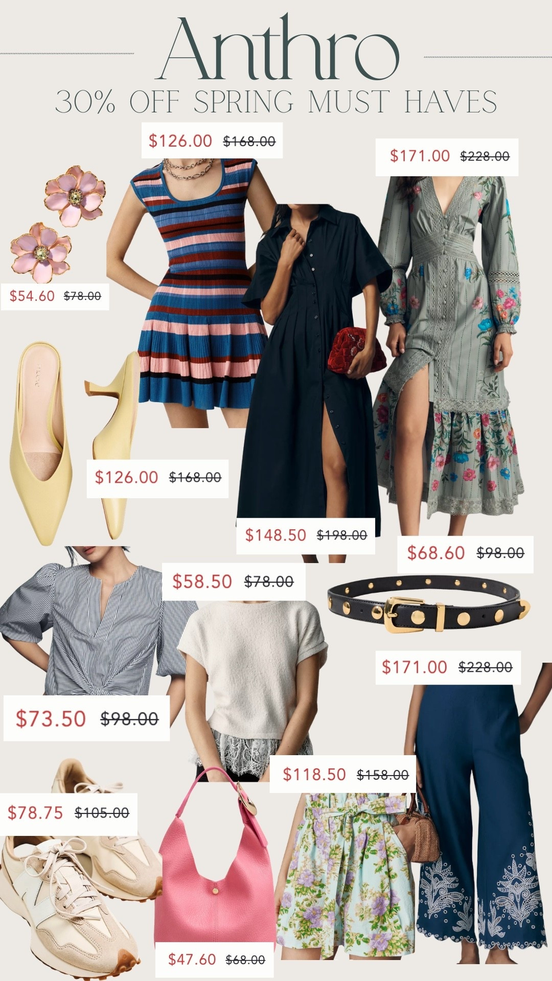 Anthro 30% off spring must haves! 
