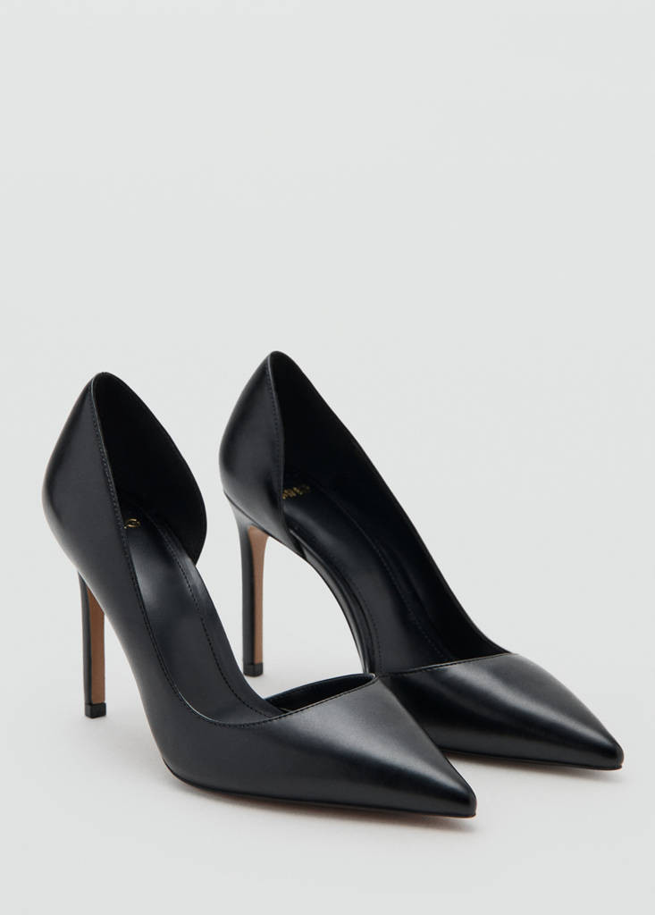 Asymmetrical heeled shoes black - Women - 8 - MANGO | MANGO (UK)