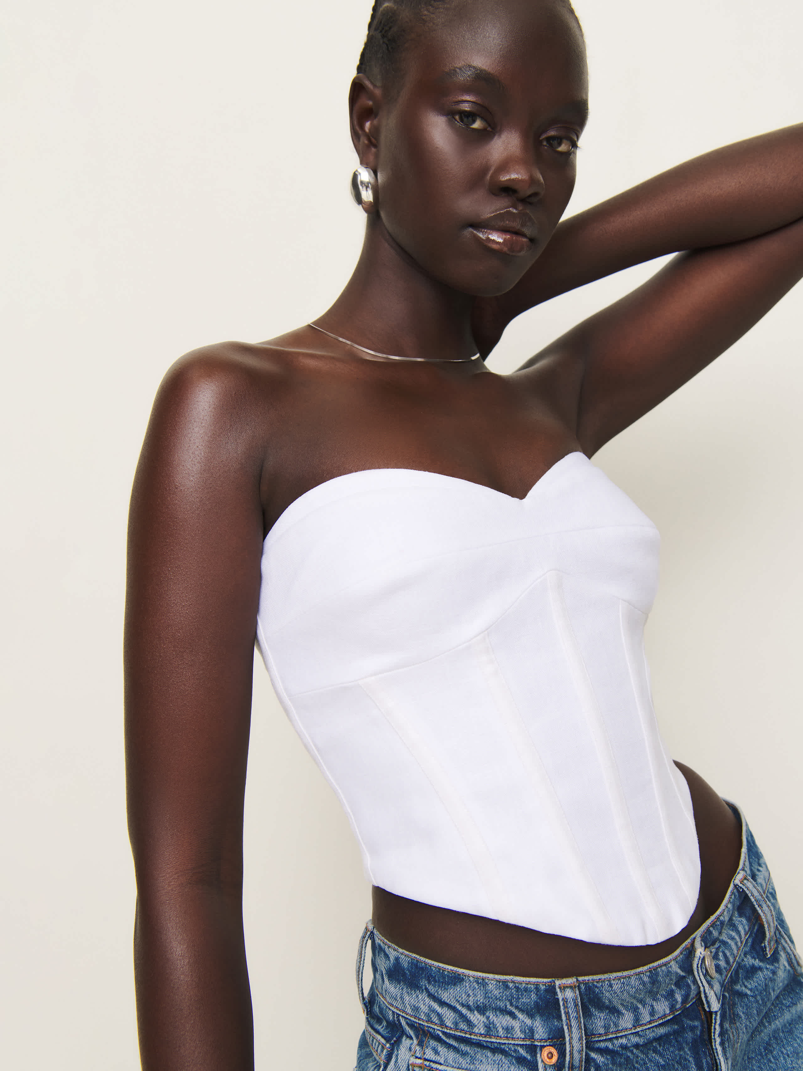 Pacie Linen Top | Reformation (Global)