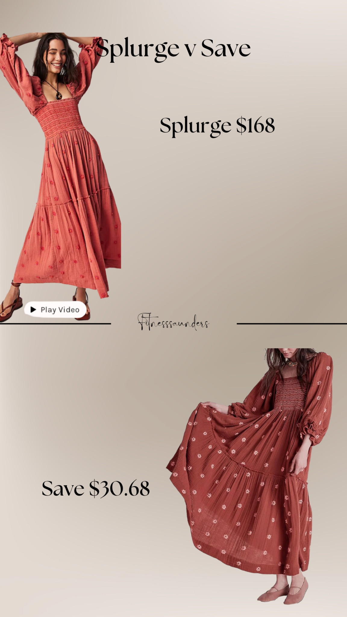 Splurge v save Free People edition #splurgevsave

#LTKstyletip #LTKfindsunder50