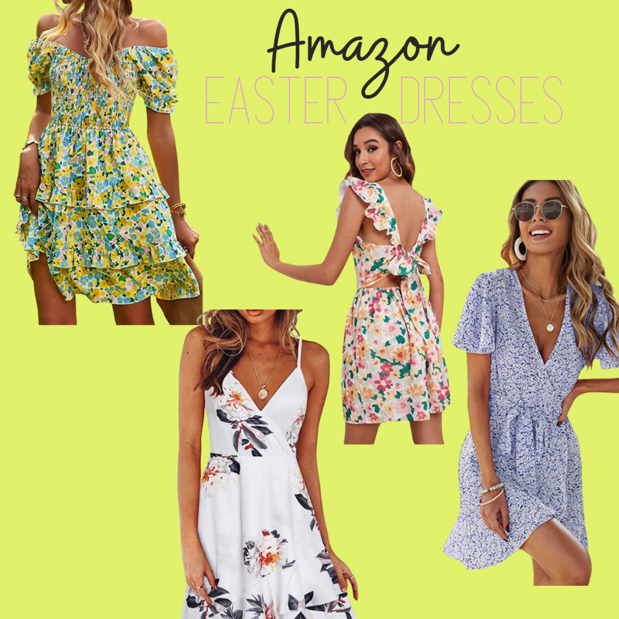 Amazon Easter Dresses - all under $50!

Amazon
Easter
Easter dresses
Sale 
Under $50 
Spring 
Spring break 
Floral

#LTKSeasonal #LTKFind #LTKunder50