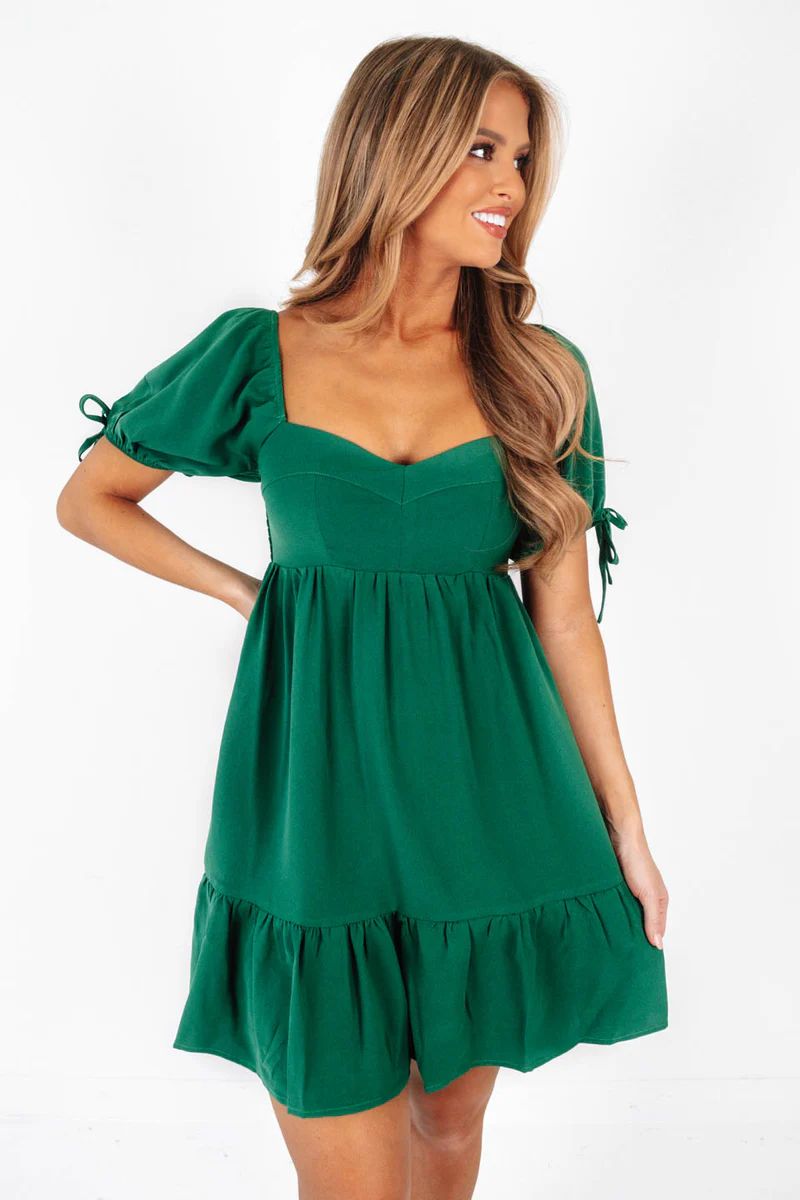 Smooth Talking Dress - Green | The Impeccable Pig