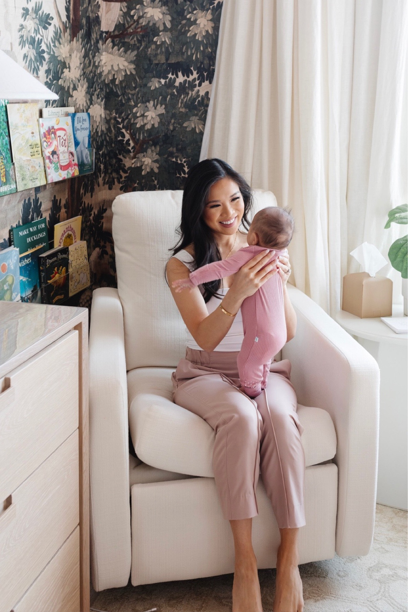 We love our swivel recliner we have in our daughters nursery! The performance fabric is great for spills and messes. Has a usb for charging your phone and a powered recliner that is super quiet! 

#LTKstyletip #LTKhome #LTKbaby