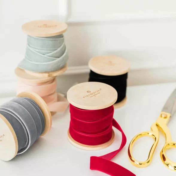 5/8" Red Velvet Ribbon - Sugar Paper™ | Target