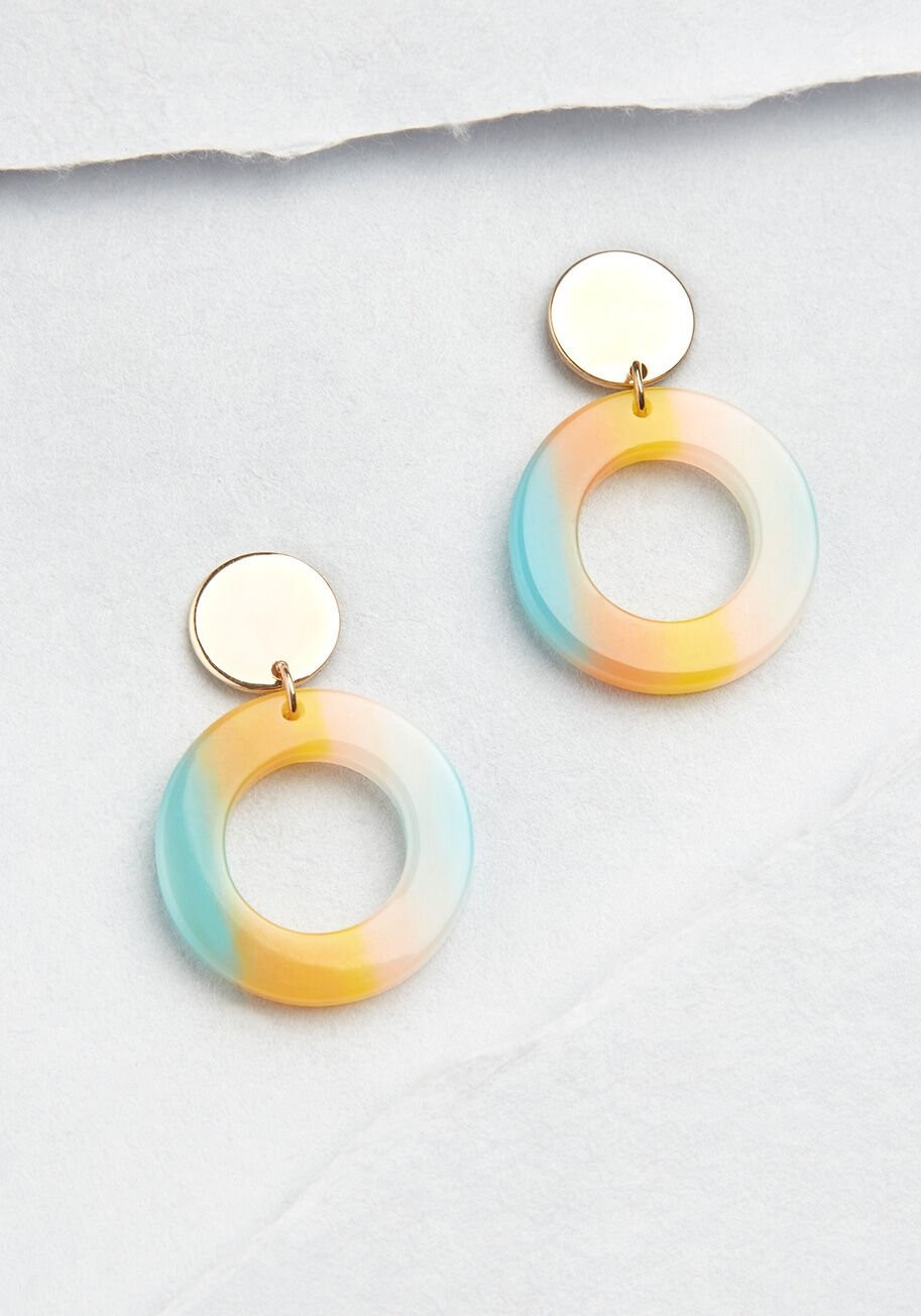 Sunny Disposition Hoop Earrings | Modcloth