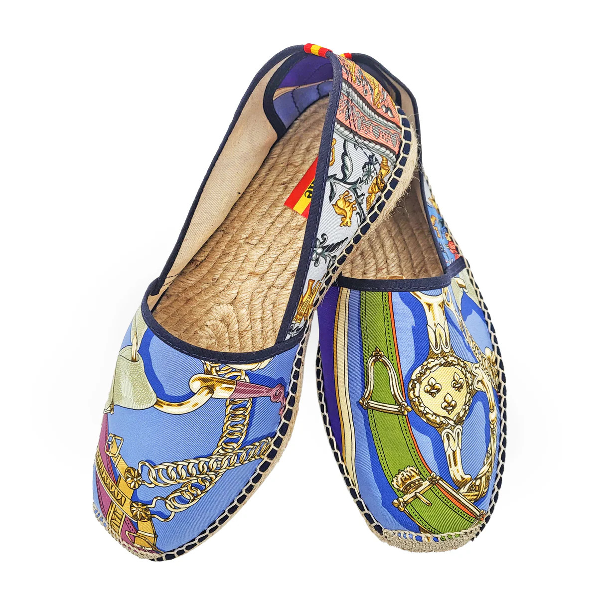 CAVALCADOUR CHASSE Blue Classic Espadrilles | Respoke